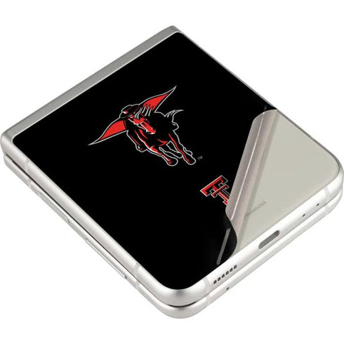 Texas Tech University Red Raiders Logo Galaxy Z Flip4 5G Skin